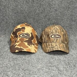 Drake‎ Waterfowl Hats Men's Camo Adjustable Strap Back Outdoor Duck Hunting Cap